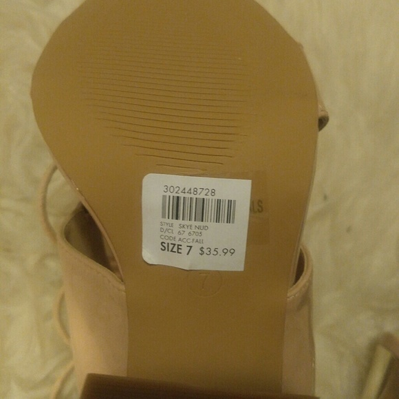 Metallic Lace Up Heels - Picture 3 of 4